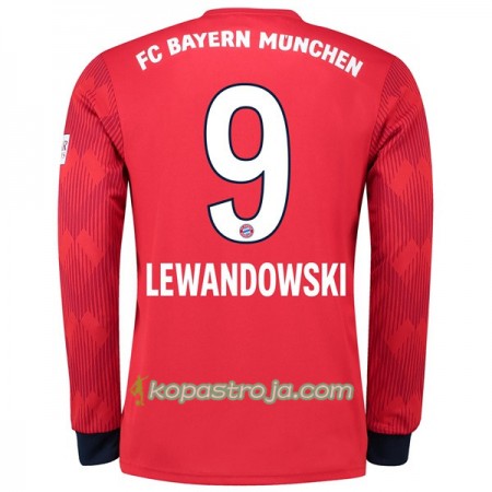 Billiga Fotbollströjor FC Bayern München Lewandowski 9 Hemma tröja 2018/19 Långärmad